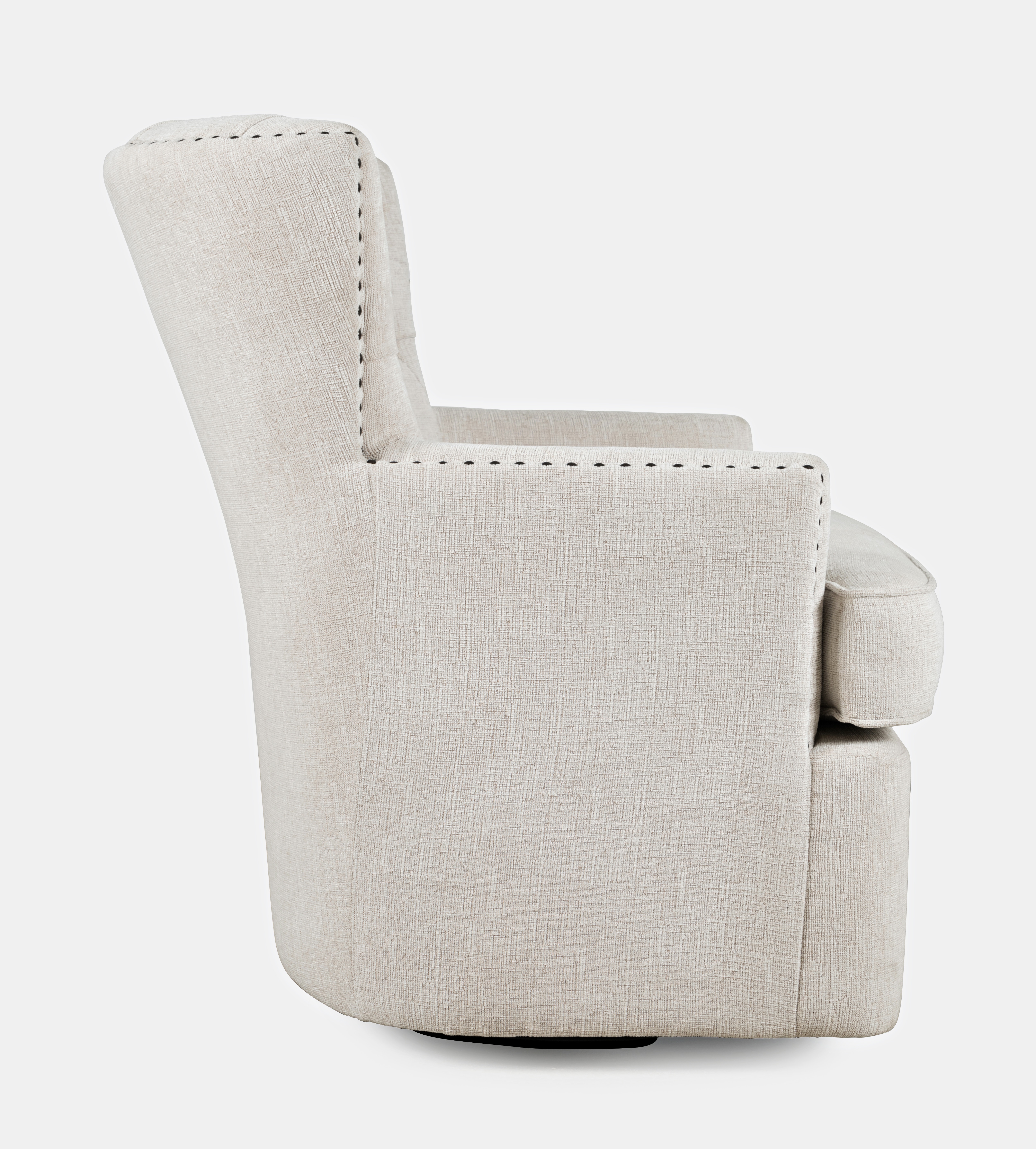 Jofran Living Room Bryson Swivel Accent Chair - Oat BRYSON